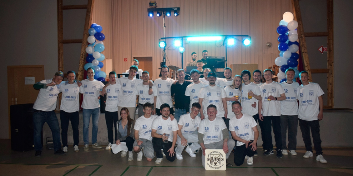 Der KFA Ostth&uuml;ringen gratuliert dem Hohen&ouml;lsener Sportverein herzlich zum 25-j&auml;hrigen Vereinsjubil&auml;um.